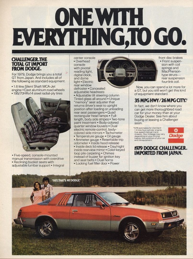 1979 Dodge Auto Advertising